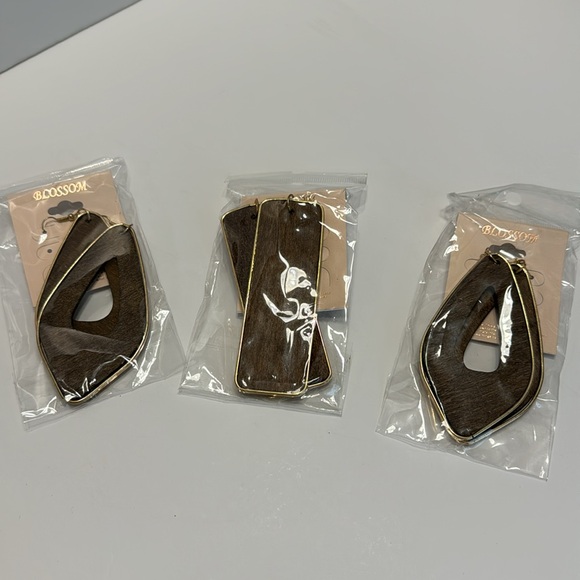 Blossom (Set of 3) Brown with Gold Trim New in Package - Picture 11 of 17